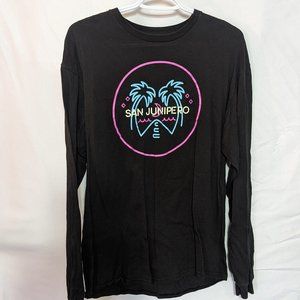 Black Mirror San Junipero long sleeve shirt - size Large